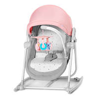 Kinderkraft Kinderkraft 5in1 bölcső-babaágy-hinta-pihenőszék-szék - Unimo Up rózsaszín