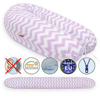 Scamp Scamp szoptatós párna univerzális pamut ZigZag Pink White SZPE233
