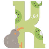 Sevi Sevi fa betűk - K - Kiwi zöld