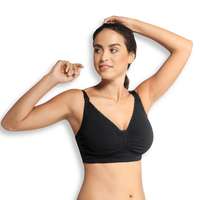 Carriwell Carriwell Gélmerevítős betétes szoptatós melltartó L - fekete