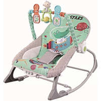 Chipolino Chipolino Baby Spa rezgő-zenélő pihenőszék 9 kg-ig - Green