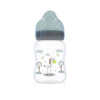Baby Care Baby Care széles nyakú cumisüveg 250ml - Mint green