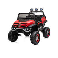 Chipolino Chipolino Off Road Mercedes UNIMOG elektromos autó bőr üléssel - red