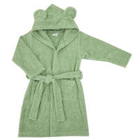 EKO EKO Köntös pamutból kapucnival és fülekkel méret 80-86 - Olive green