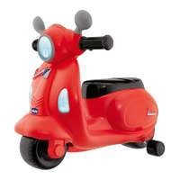 Chicco Chicco Vespa Primavera robogó 12-36 hó, lábbal hajtós, piros