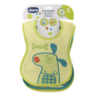 Chicco Chicco Easy Meal Bib - frottír előke vízálló hátlappal 3db-os semleges szín