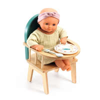 Djeco Djeco Babaetetés - Etetőszék játékbabáknak - Baby chair