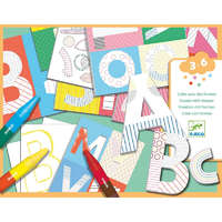 Djeco Djeco Matricázó képkészítés - Teremtendő világ - ABC nagybetűk - A world to create, letters