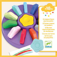 Djeco Djeco: Design by 12 flower crayons for toddlers