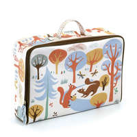 Djeco Djeco Trendi kis bőrönd - Huncut mókusok - Squirrels suitcase