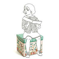 Djeco Djeco Játéktároló ülőke - Házi - House toy box