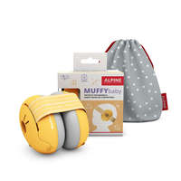 Alpine Alpine Muffy Baby fültok csecsemőknek sárga