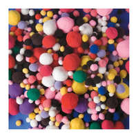 Playbox Playbox Pom-Pom, vegyes méret, alapszínek, 525 db