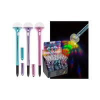 Out of the Blue Diszkógömbös toll LED fénnyel, elemekkel - többféle