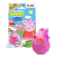 Inkee Craze Inkee vegán fürdőgolyó csomag eperfagyi aormával - Peppa malac nyomda figurával