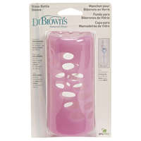 Dr Brown&#039;s Dr. Browns Standard szilikonos védőháló 250ml üveg cumisüvegre pink