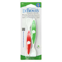 Dr Brown&#039;s Dr. Browns spatula kanál 6hó 4db zöld-piros