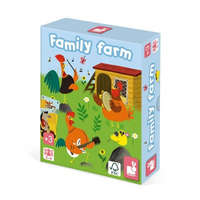 Janod Janod 02756 Happy Families Farm család memóriajáték