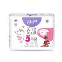 Bella Happy pelenka Soft & Delicate (5-ös) 12 - 25 kg (38 db/cs)