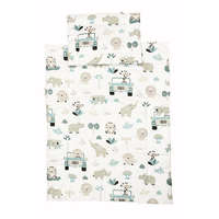 BabyBruin Gyermek ágynemű szett Bébi méret, szafari 70 * 90 cm (2 db/sz)