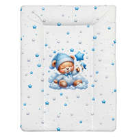 Color Pelenkázó lap Puha, körbe párnázott, kék pizsamás maci 50 * 70 cm