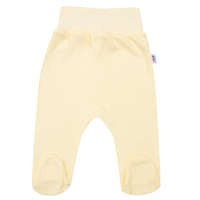 NEW BABY New Baby csecsemő lábfejes nadrág sárga - 56 (0-3 h)