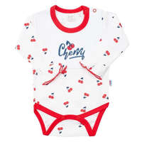 NEW BABY Body pamut hosszú ujjú New Baby Cherry