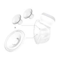 BabyOno BabyOno mellszívó alkatrész - tölcsér /2db/ és szilikon betét /1db/ Shelly 1000 KIT II.