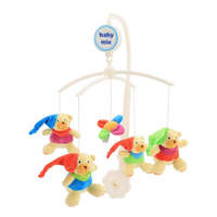 Baby Mix Baby Mix zenélő-forgó sapkás macik