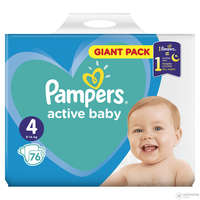 Pampers Pampers Active Baby 4 Giant Pack pelenka 9-14 kg - 76 db