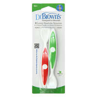 Egyéb Dr. Browns spatula kanál 6hó 4db zöld-piros