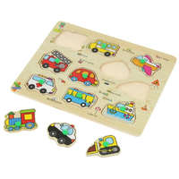 Nobo Kids Fa puzzle 10 db - járművek