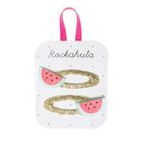 Rockahula Kids Rockahula Kids - Kis görögdinnye csillogó hajcsat 2db