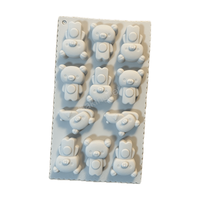 Szilikon bonbon és csokoládé forma-macik