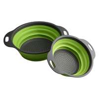 Összecsukható professzionális kör szilikon gyümölcsmosó