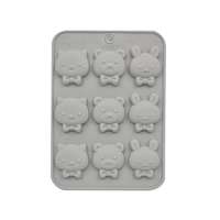 Cica, maci és nyuszi szilikon forma-12 részes
