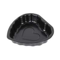 Szív alakú mini tortaforma, tapadásmentes-12,5cm
