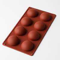 Szilikon Forma Félgömb– 8 Részes