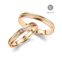 Marrya Gold 8 karátos Arany karikagyűrű pár - GB-111 -8K-E