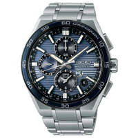 Seiko Seiko Astron 5X GPS Solar Dual-Time Chronograph in Slate Blue férfi Karóra Ø 41 mm Típus: SSH175J1