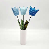 BarbieyDesign Illatos Kézműves Tulipán (Kék csokor)