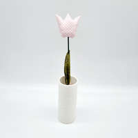 BarbieyDesign Illatos Kézműves Tulipán (Rózsaszín pöttyös, mintás levél)