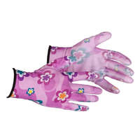 BarkácsVilág Kesztyű kerti 7/S női pink virág