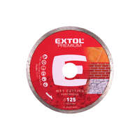 Extol Premium Gyémántvágó csempevágáshoz (sima), vizes vágásra; 125×2×22,2mm