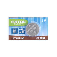  Gombelem CR2032, Extol Energy Lithium