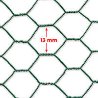  Csirkeháló tcs fonat tekercs PVC 50 cm 13/10 m/tekercs