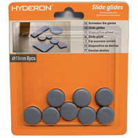 HYDERON Bútorcsúsztató Műanyag Öntapadó 19Mm 8Db/Cs Hyderon