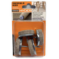 HYDERON Bútorcsúsztató Talp Fém-Filces Csavar.35 4Db/Cs. Hyderon