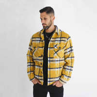 Check Sallow Overshirt - sárga ing dzseki - Méret: M