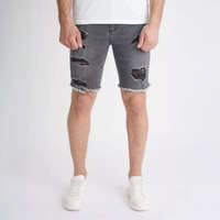 Destroyed Grey Short